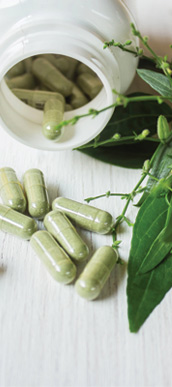 Capsules herbs and minerals